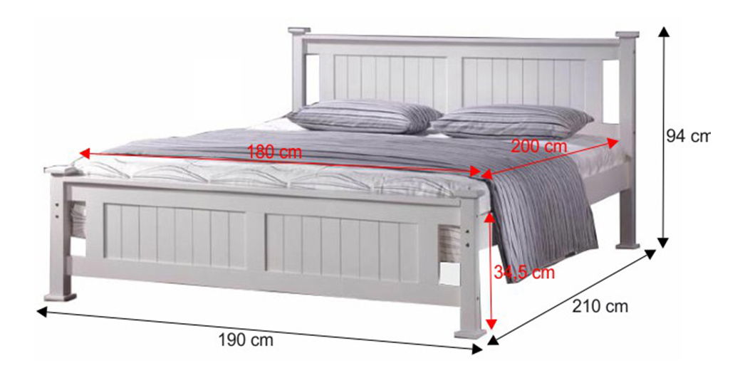 Manželská postel 180 cm Lycoris (s roštem)