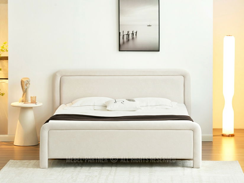 Manželská postel 180 cm Campus 180 (krémová)