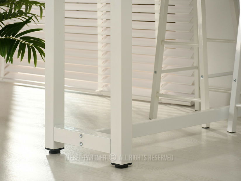 Jídelní set Remma (dub + bílá) (pre 2 osoby)