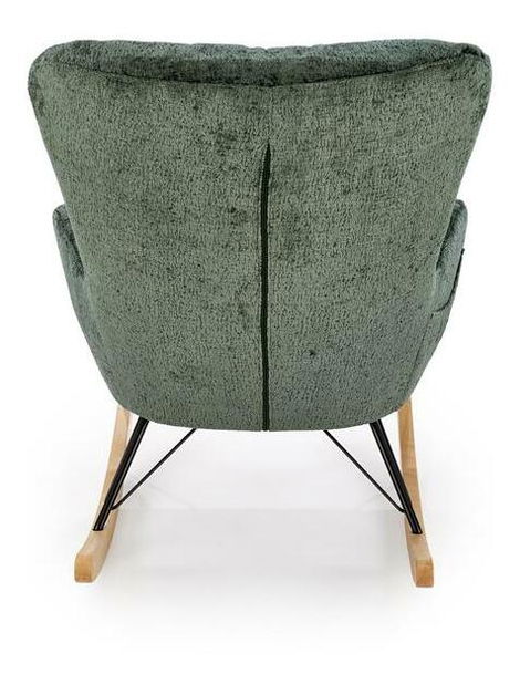 Houpací křeslo Caster (tmavě zelená)