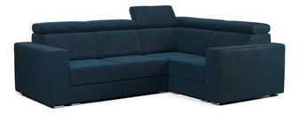 Rohová sedací souprava Viktoria 2R1 (P) (tmavě modrá Country 12)