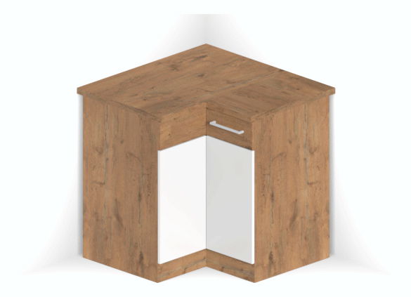 Pracovní deska Bronte (210cm) (dub lancelot) (rovná)