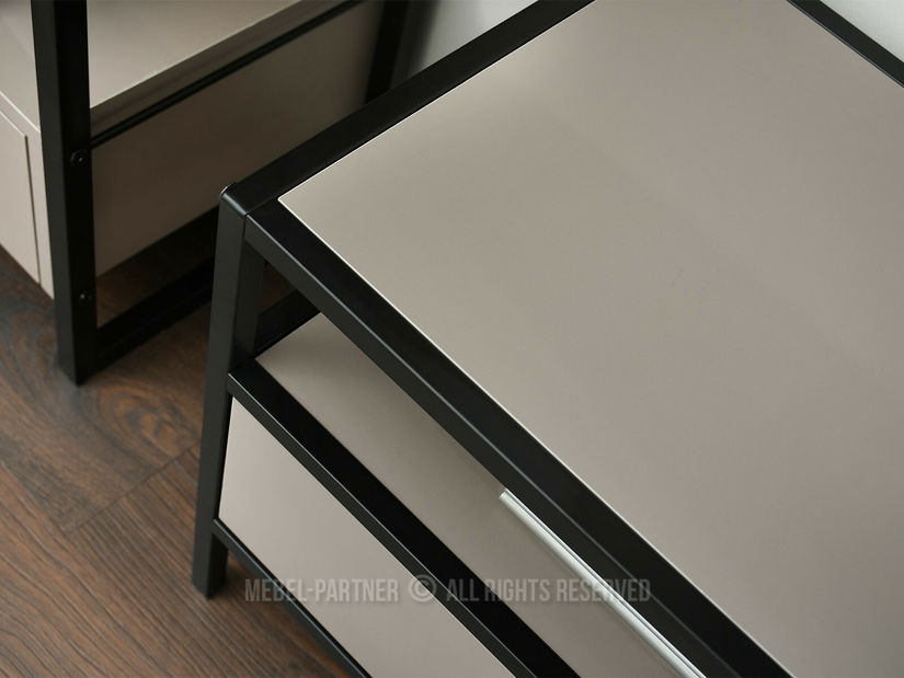 TV stolek/skříňka Subsidios (černá)