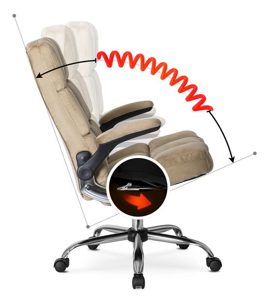 Kancelářské křeslo Limpieza (béžová)