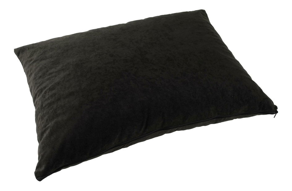 Rohová sedačka ve tvaru U Paulati (šedá + černá) (rozkládací s úl. prostorem)