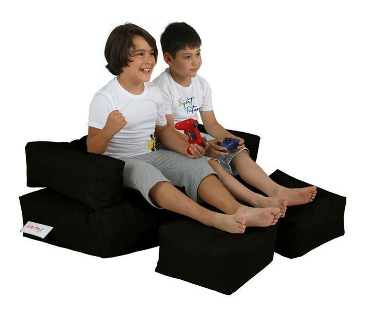 Sedací pytel Kiddo (černá)