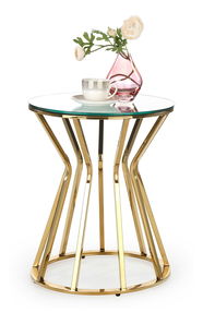 Konferenční stolek Askella S (zlatá)