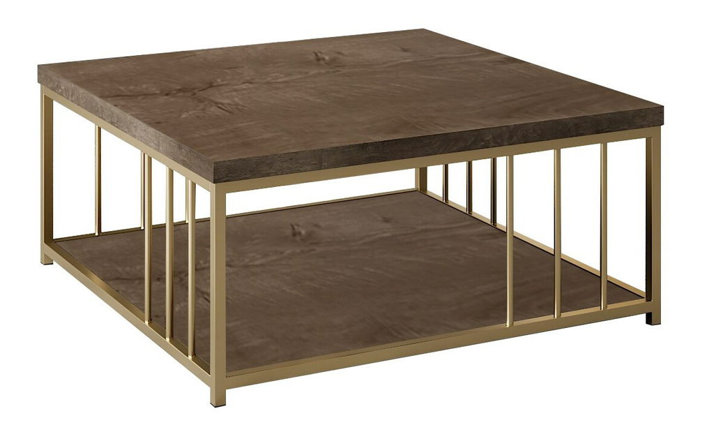 Konferenční stolek Zen (Ořech + Zlatá)