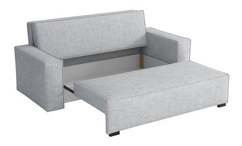 Rozkládací pohovka Carivia Duo IV (šedá) (s úl. prostorem)