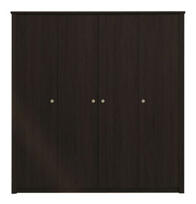 Šatní skříň Fintona F4 (čokoládová)