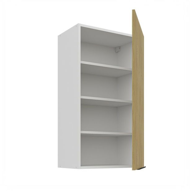 Horní kuchyňská skříňka Carminia 50 G-90 1F (dub cremona + bílá)