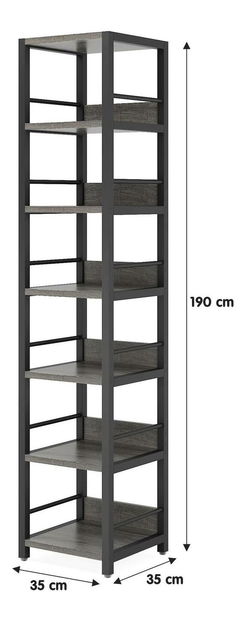 Regál Evanescence (antracit)