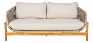 Lavička Taleria 2 (hnědá + béžová)