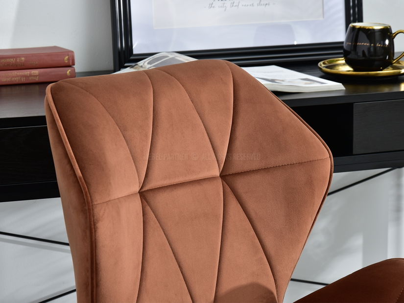 Křeslo Velma M (měděná + černá)