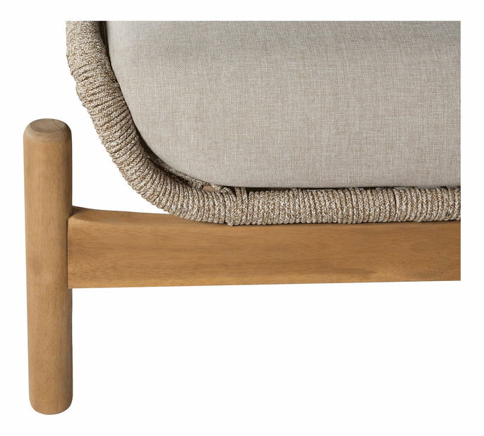 Lehátko Taleria 5 (hnědá + béžová)