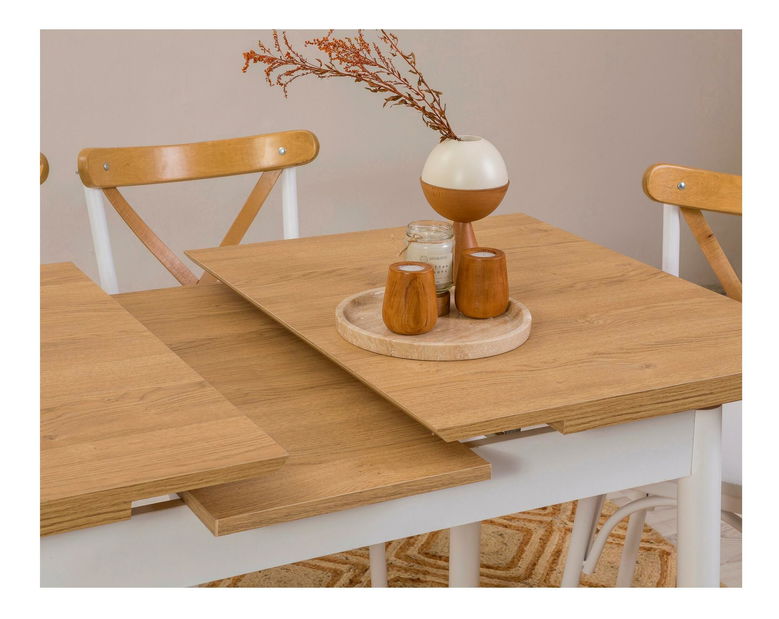 Jídelní set Duvasa 25 (bílá) (pro 4 osoby)