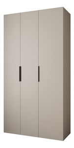 Šatní skříň 130 cm Carmela 40-4 (kašmír + černá)