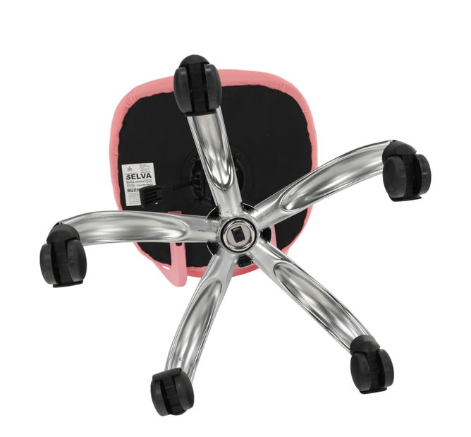 Dětská otočná židle Svelu (růžová)