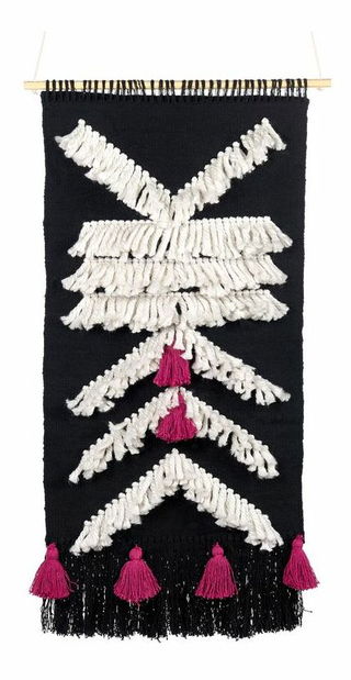 Nástěnná dekorace Pakza (černá)