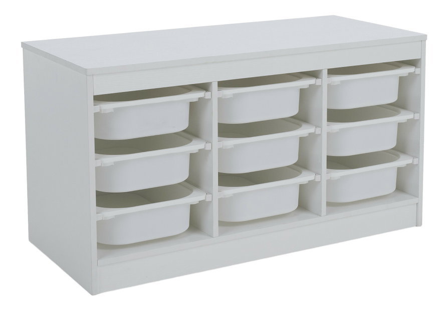 Organizér s úložnými boxy Trima (bílá)