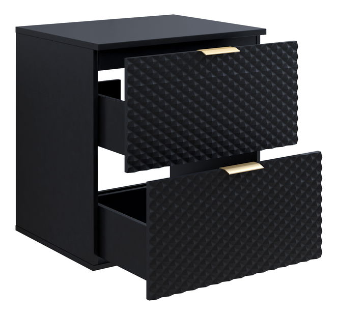 Skříňka pod umyvadlo 60 cm Laurina (černá)