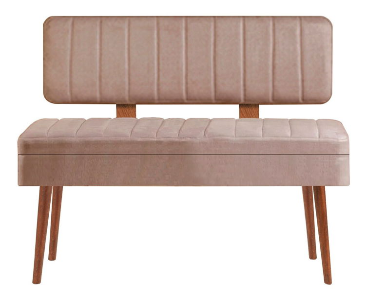 Jídelní set Vlasta 2 (ořech + béžová) (pro 6 osob)