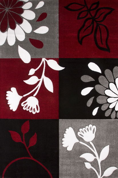 Kusový koberec Lambada Handcarving 464 Black-Red