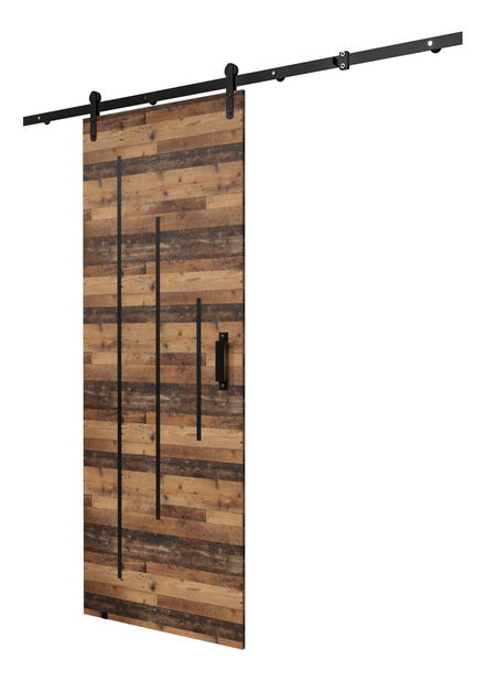 Posuvné dveře 90 cm Lorriane Y (dřevo old style)