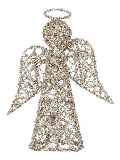 Třpytivý drátěný anděl RXL 372