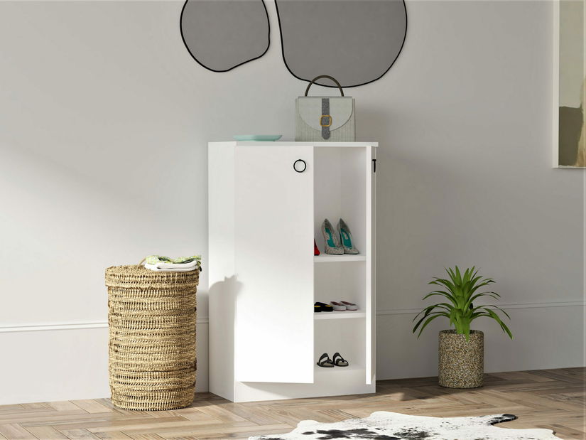 Botník (skříňka na boty) Delfin (bílá)