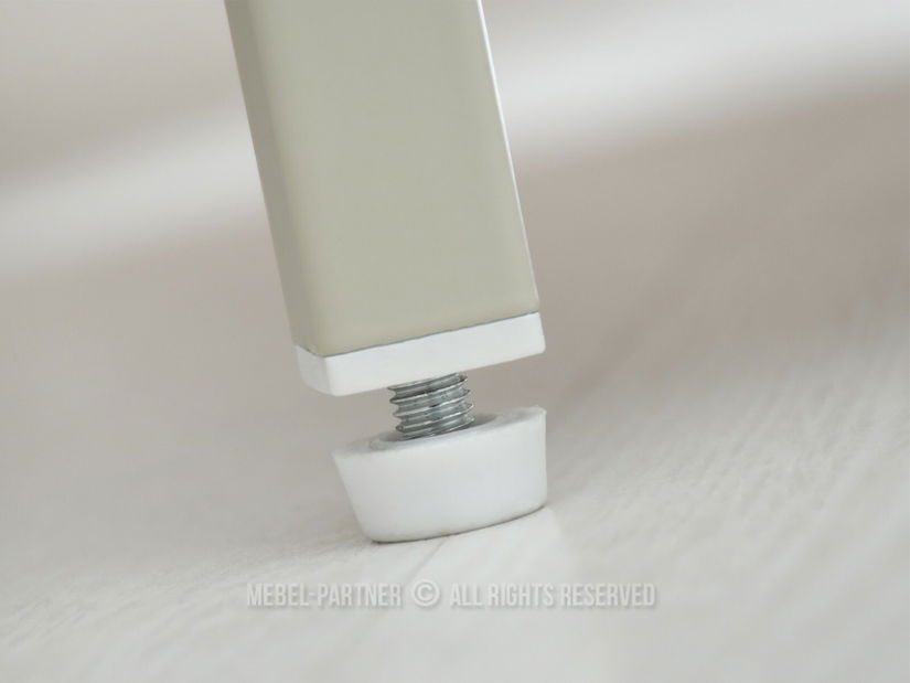 Komoda Soren Kom (popelavá béžová + krémová)