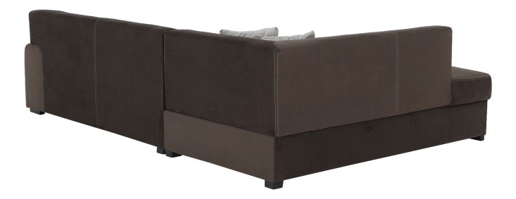 Rohová sedací souprava Mirafer (hnědá) (L)
