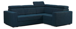 Rohová sedací souprava Viktoria 2R1 (P) (tmavě modrá Country 12)