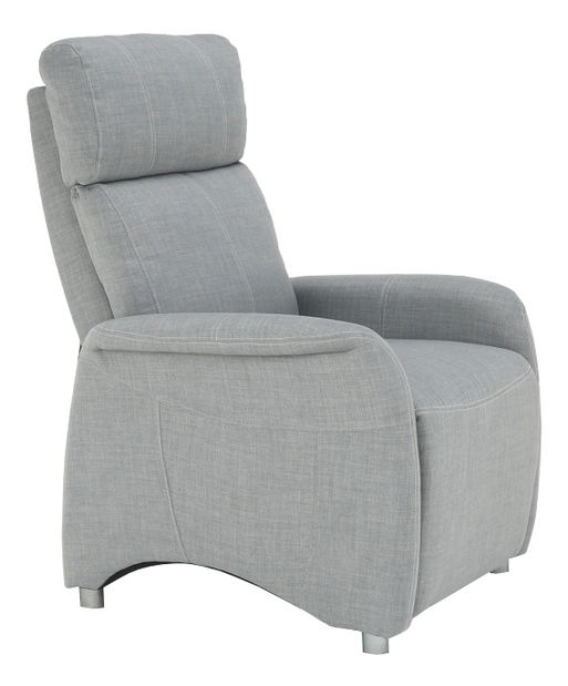 Křeslo Francesco látka šedá