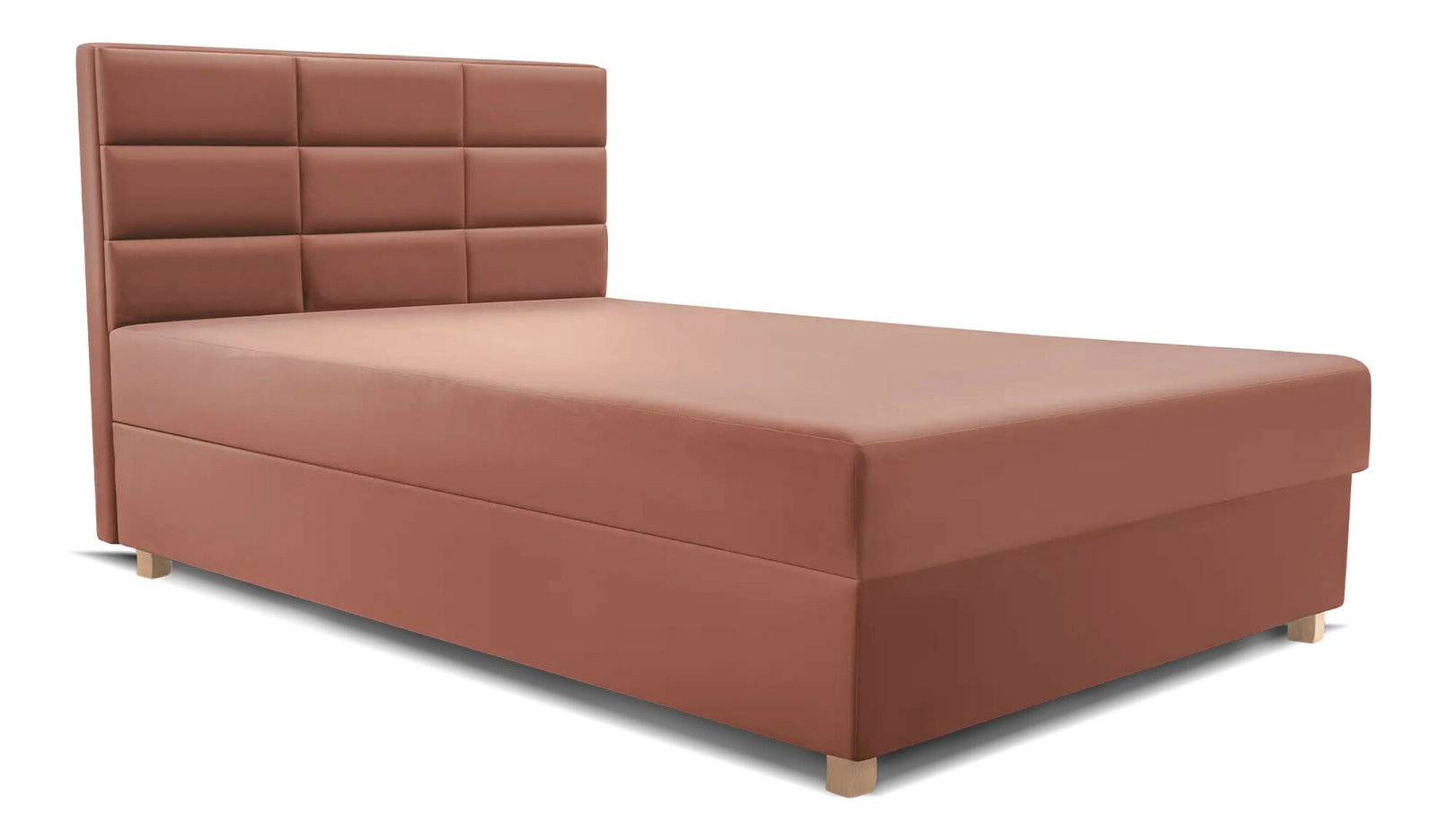  Jednolůžková postel 120 cm Picasso II (růžová) (s úl. prostorem a matrací)