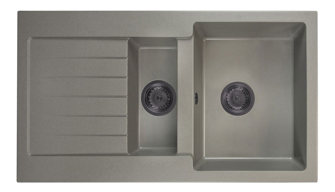 Kuchyňský dřez Altava (šedá) (s 1 otvorem pro baterii) (L)
