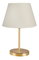 Stolní lampa Astalasso 1 (světle šedá + zlatá)