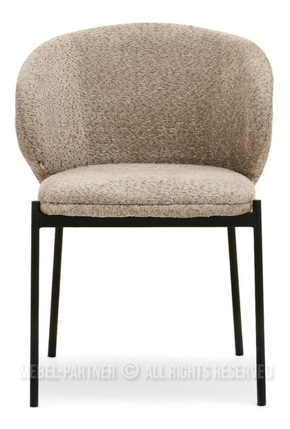 Židle Marleen (tmavobéžová + černá)