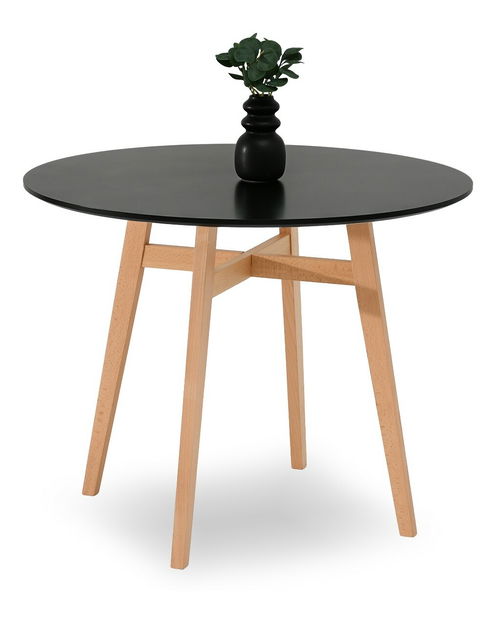 Jídelní stůl Croc (černá + buk)