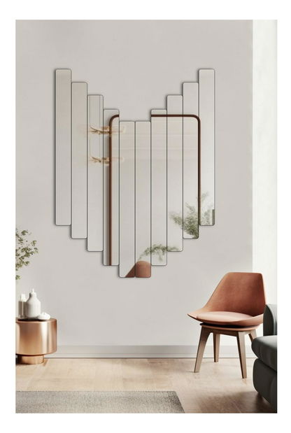 Zrcadlo Sivuko 5 (stříbrná)