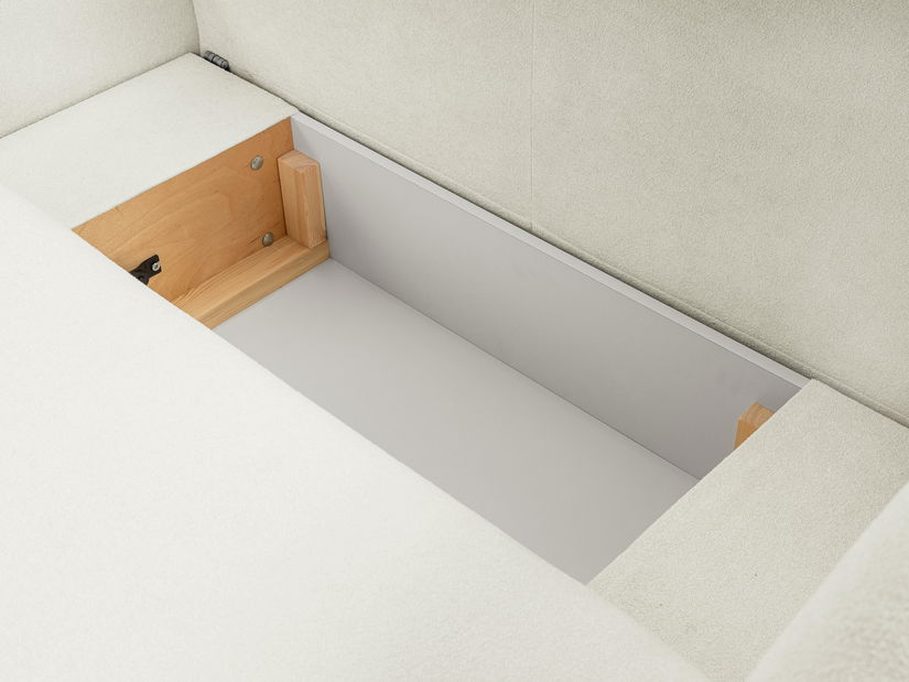 Rohová sedací souprava Onyx (bílá) (L)