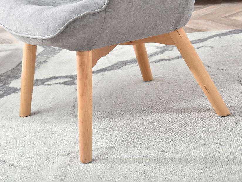 Křeslo Nutri (šedá + černá)