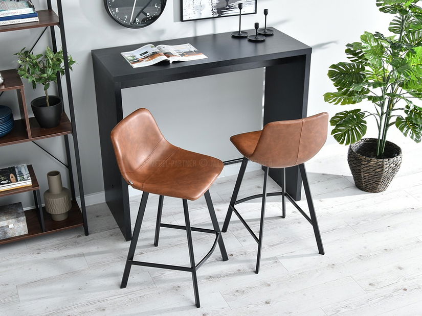 Židle Gina (hnědá + černá)