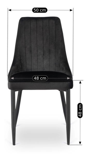 Jídelní židle Boquete (černá)