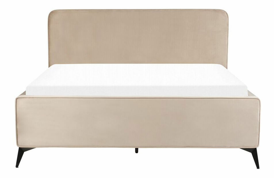 Manželská postel 160 cm Vardel (sivobéžová) (s roštem)