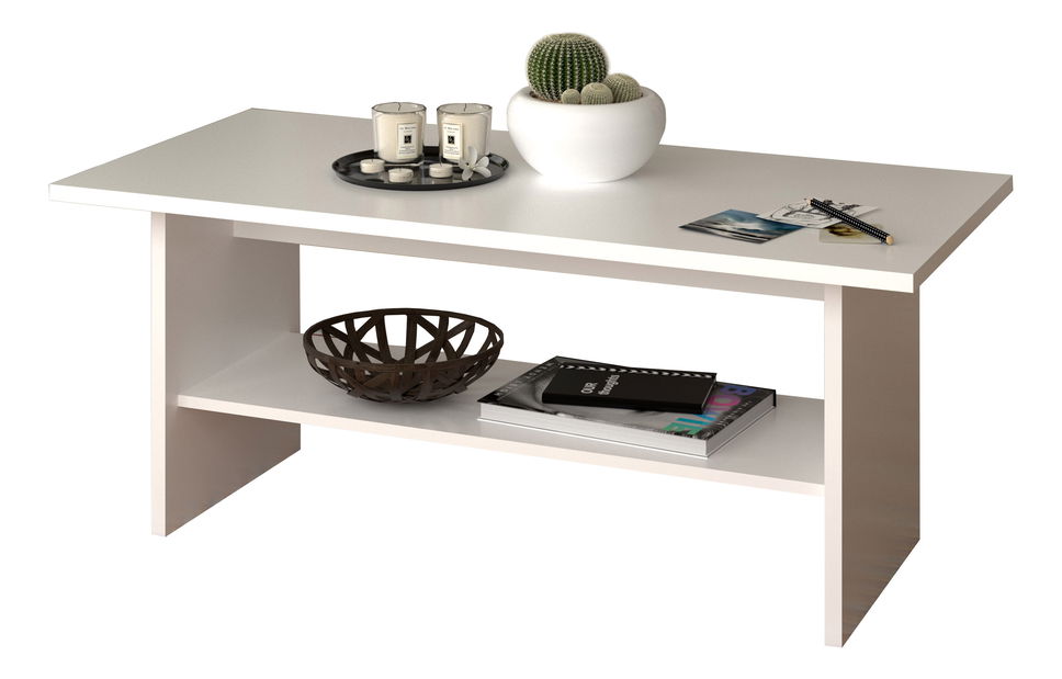 Konferenční stolek Ethan (bílá)
