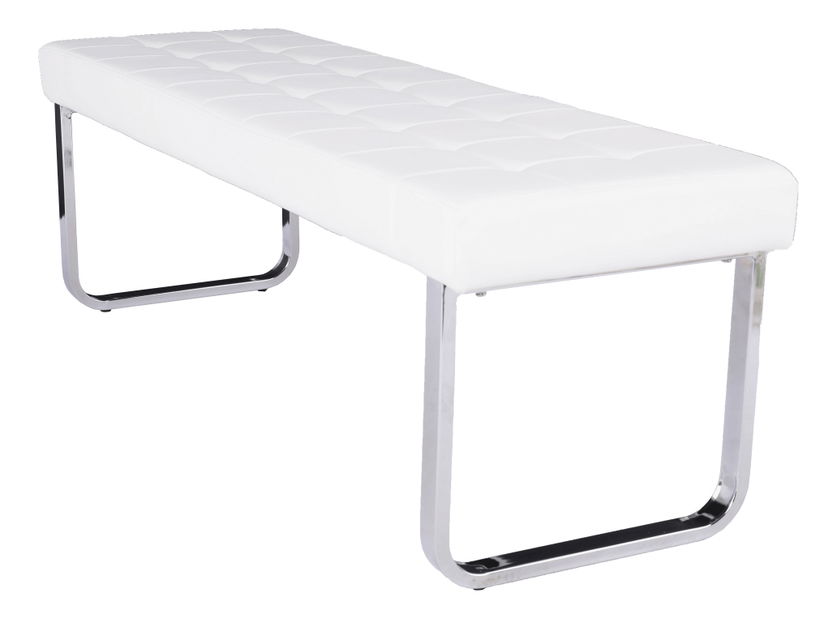 Lavice Briallen (bílá + chrom)