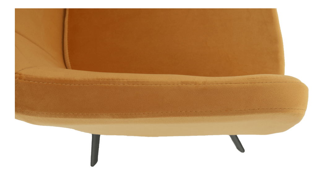 Křeslo Zela (hořčicová)