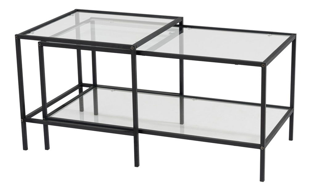 Set 2 ks. konferenčních stolků Sevaga (černá)