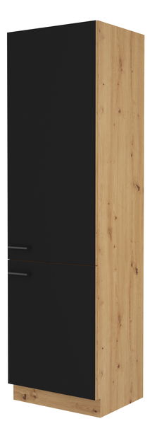 Potravinová kuchyňská skříň pro chladničku Miraluna (dub artisan)